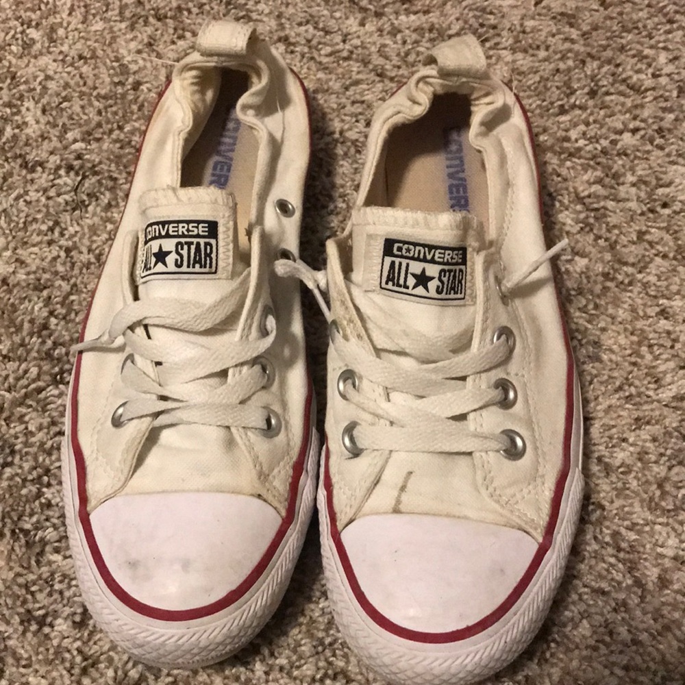 White converse all-star shoes